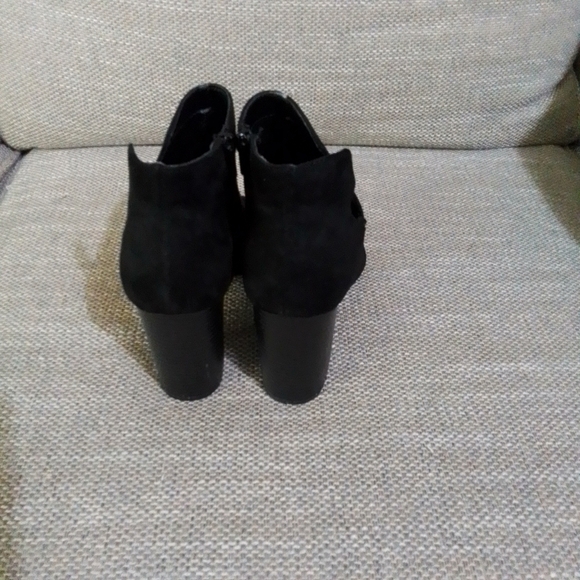 Womens Black Ankle Booties - Picture 6 of 8